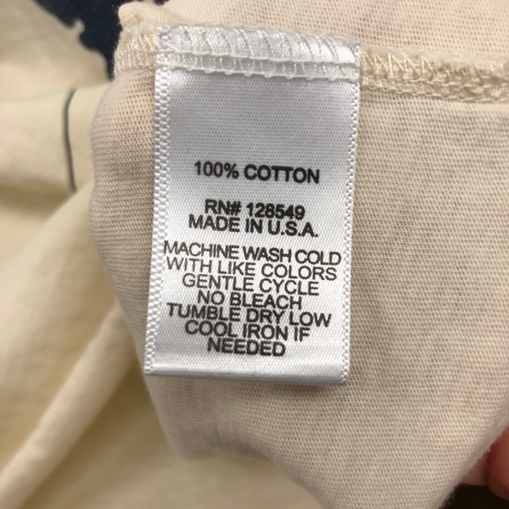 Aviator Nation T Shirt Womens S Cream Chasing Rainbows Graphic Distressed - Picture 7 of 9